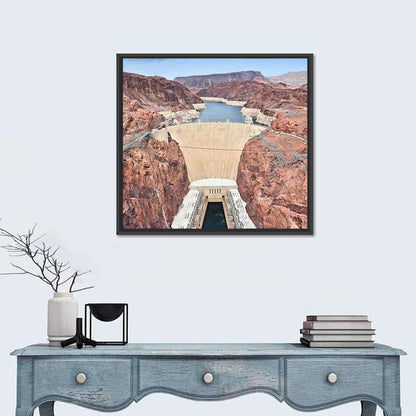 Hoover Dam High-angle View Wall Art
