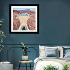 Hoover Dam High-angle View Wall Art