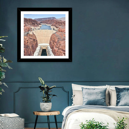 Hoover Dam High-angle View Wall Art