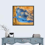 Geysers Valley Aerial View Wall Art