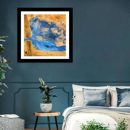 Geysers Valley Aerial View Wall Art