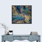 Gilded Geode Abstract Wall Art
