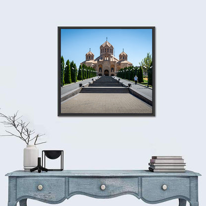 Saint Gregory Cathedral Stairway, Yerevan Wall Art