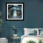Enchanted Foggy Forest Wall Art