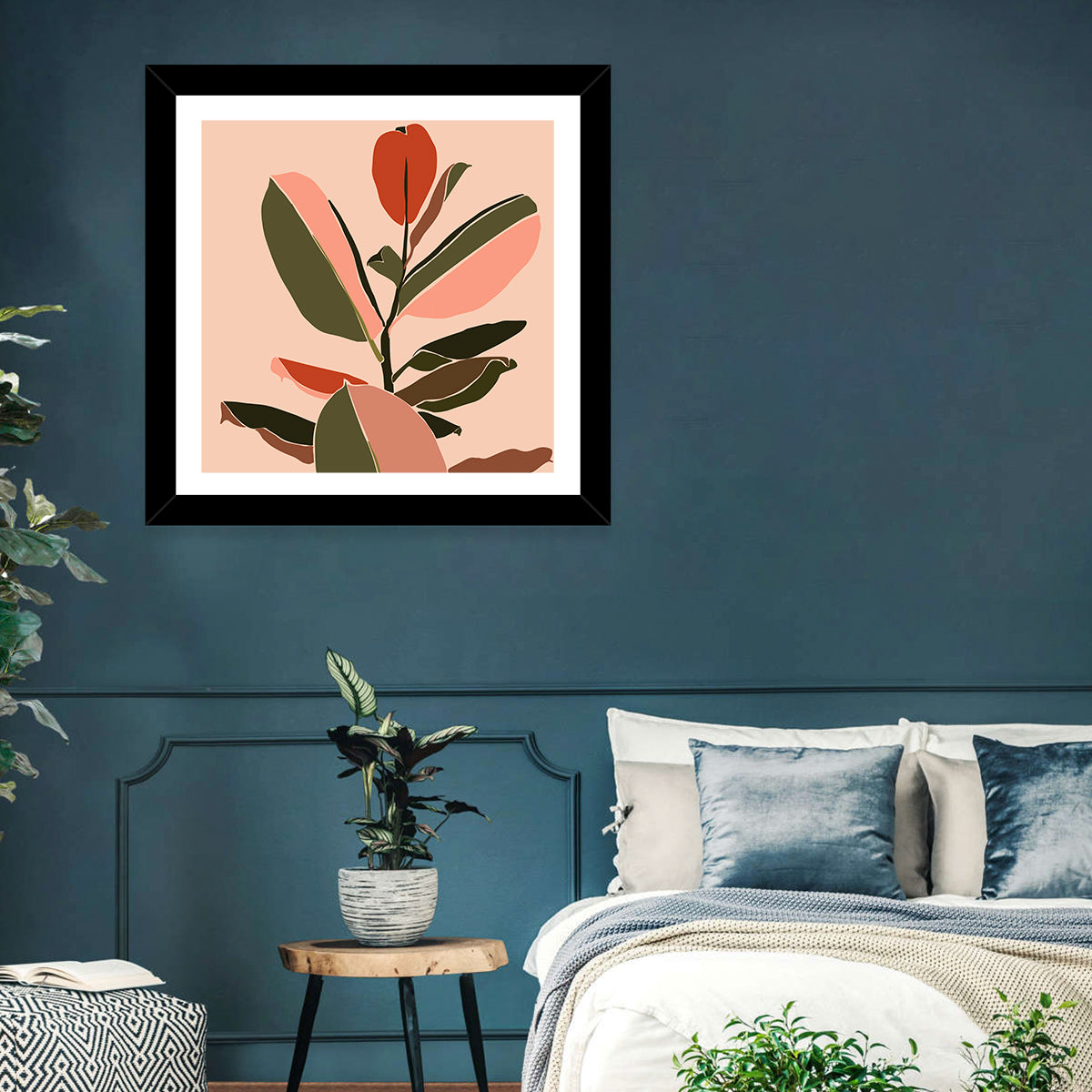 Ficus Leaves Wall Art