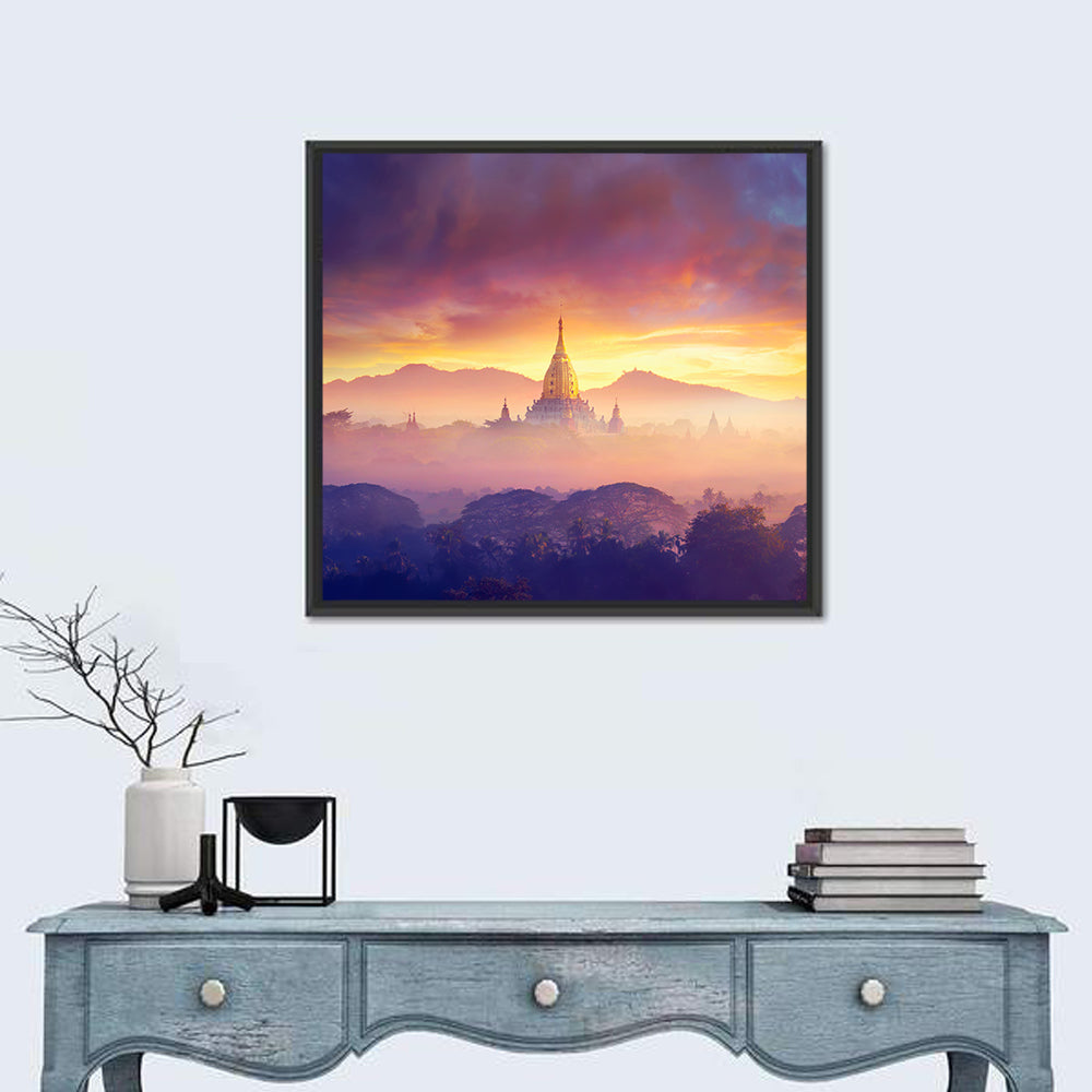 Misty Bagan Stupas Wall Art