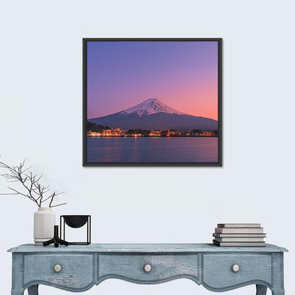 Mount Fuji Over Lake Kawaguchi Wall Art