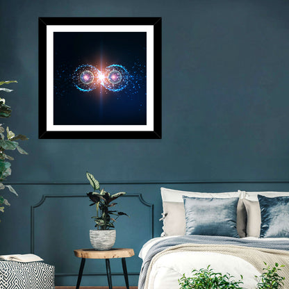 Polygonal Infinity Loop Wall Art