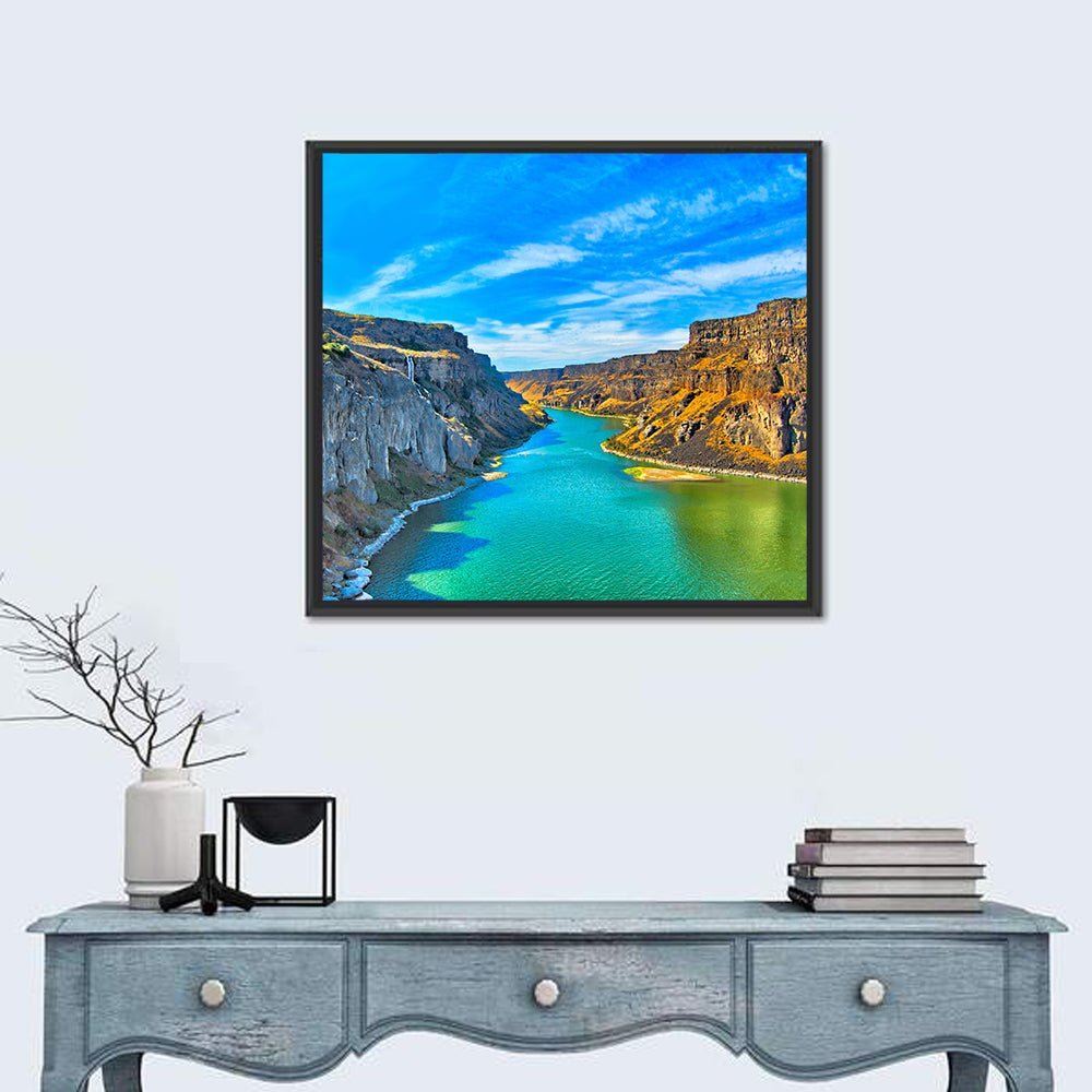 Snake River Canyon at Twin Falls Wall Art