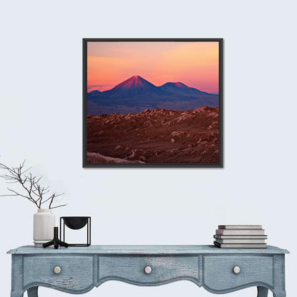 Valle De La Luna, Licancabur Volcano Wall Art