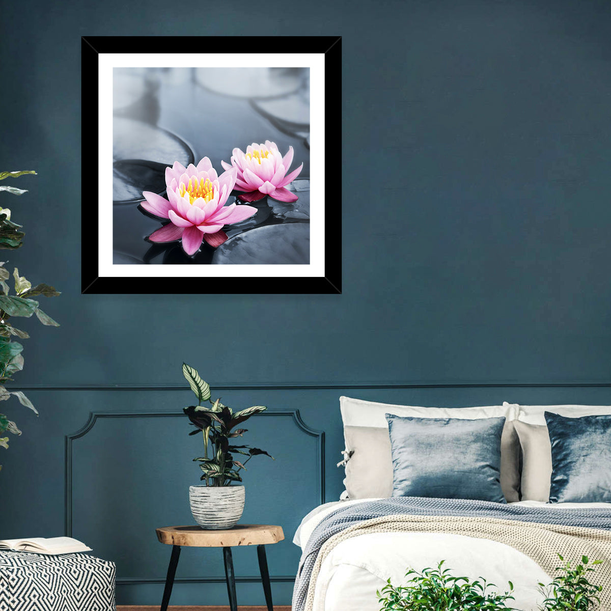 Pink Water Lilies Wall Art