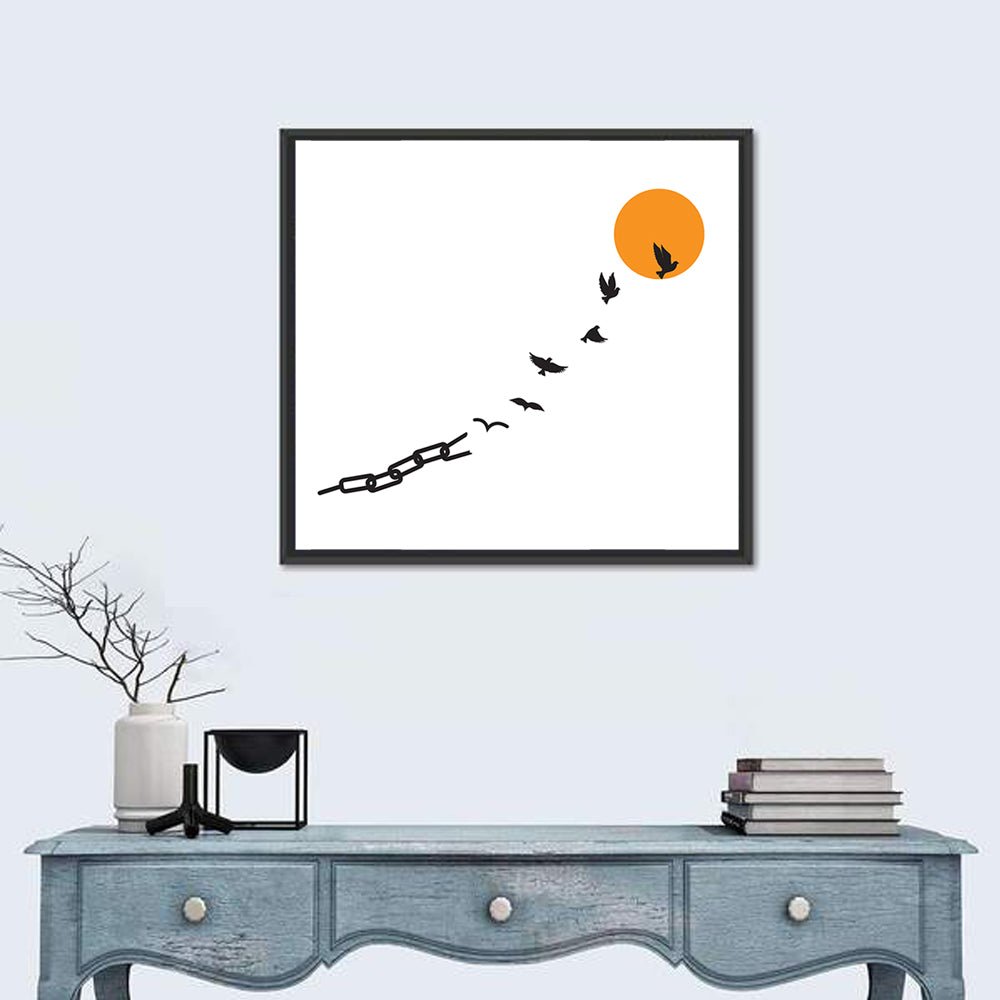 Broken Chain and Rising Sun Wall Art