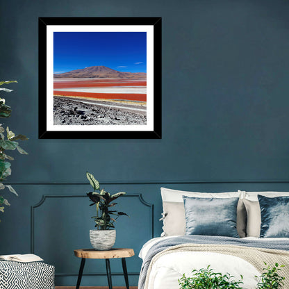 Laguna Colorada Red Lake Wall Art