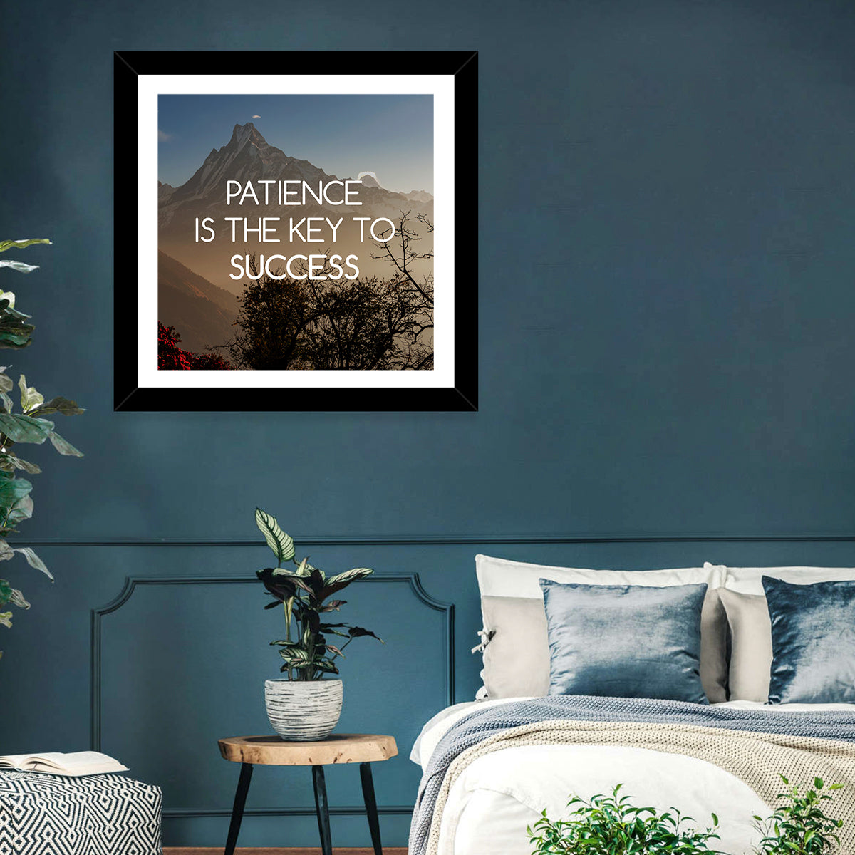 Patience Is the Key to Success Wall Art
