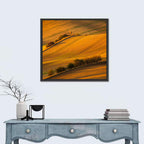 Golden Moravian Farm Tracks Wall Art