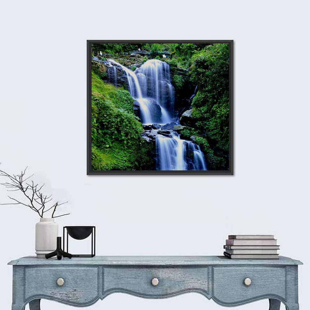 Tiered Waterfall in West Bengal Wall Art