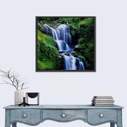 Tiered Waterfall in West Bengal Wall Art