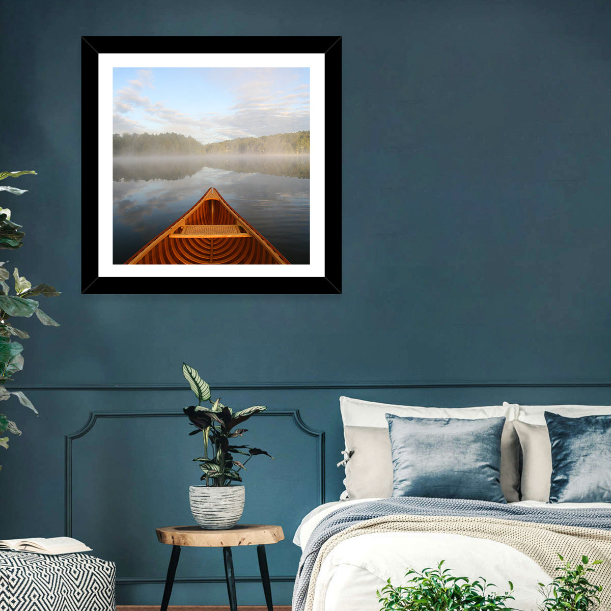 Cedar Canoe on Lake Ontario Wall Art