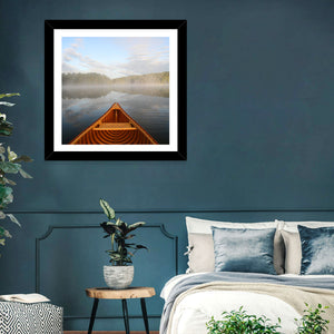 Canoe in Lake Ontario Wall Art