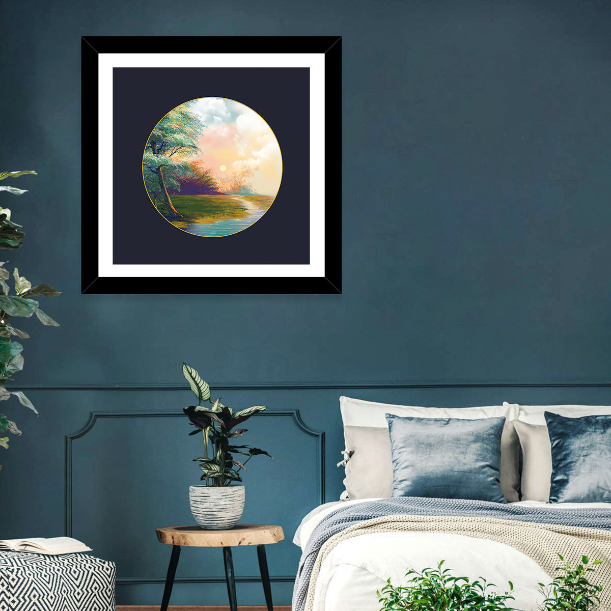 Spring Forest at Sunset Wall Art