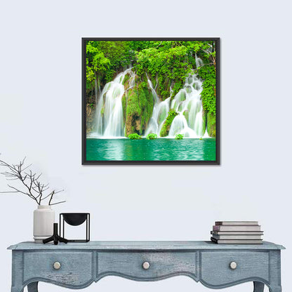 Plitvice Lakes Cascades Wall Art