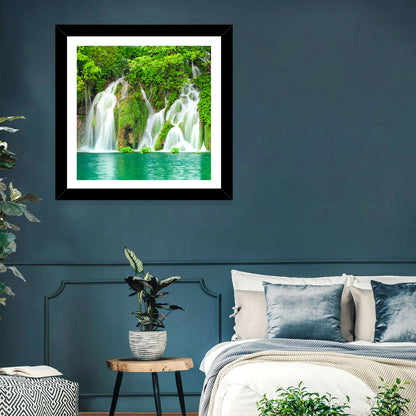 Plitvice Lakes Cascades Wall Art