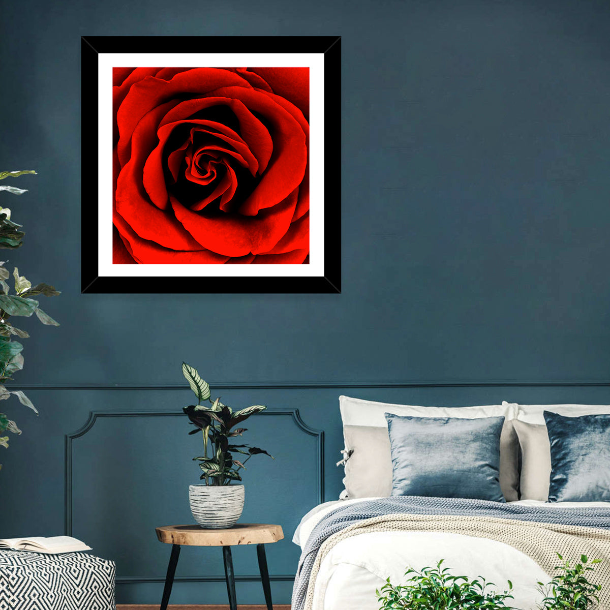 Red Rose Wall Art