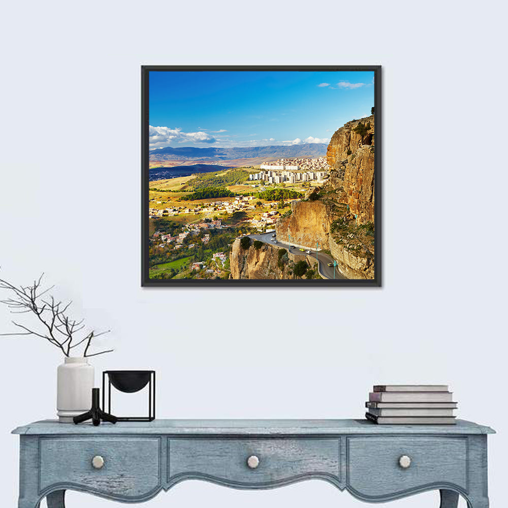 Constantine Cliffside at Golden Hour Wall Art