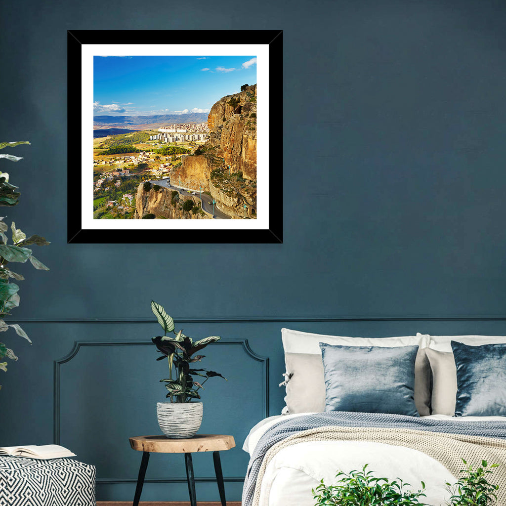 Constantine Cliffside at Golden Hour Wall Art