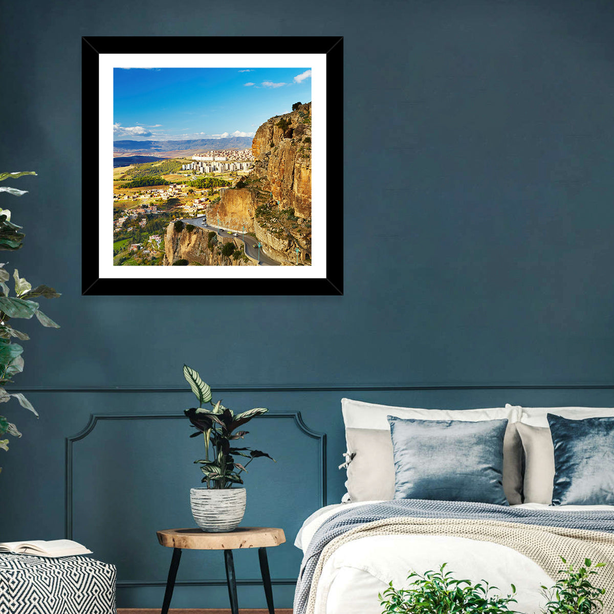 Constantine Cliffside at Golden Hour Wall Art