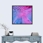 Ethereal Ice Cave Icicles Wall Art