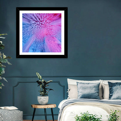 Ethereal Ice Cave Icicles Wall Art