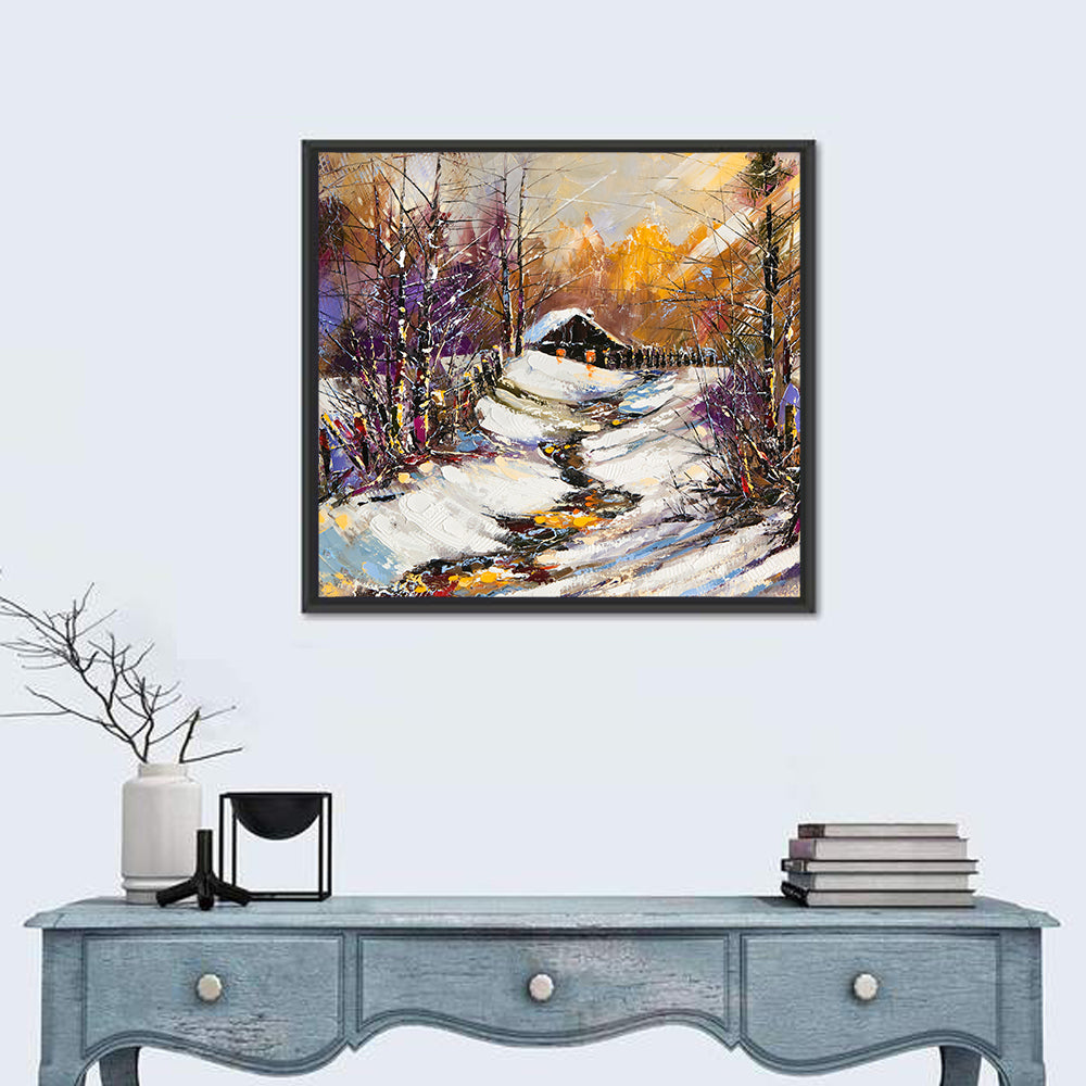 Rural Winter Landscape I Wall Art