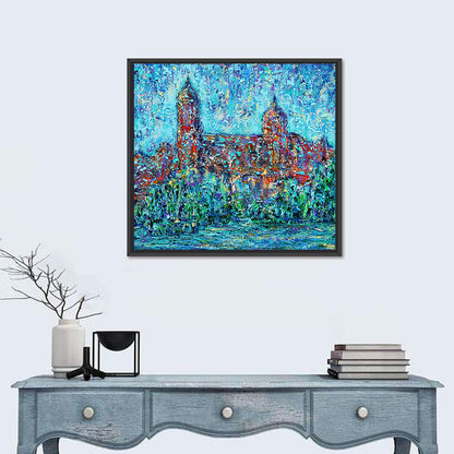 Salamanca Dual Domes Reflection Wall Art