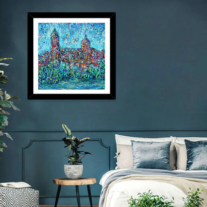 Salamanca Dual Domes Reflection Wall Art