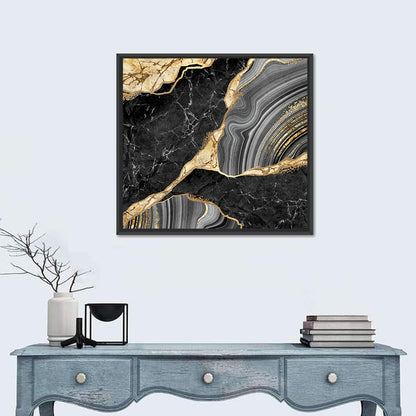 Gold River Abstract Wall Art