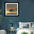 Unstoppable Knight with Red Cape Wall Art