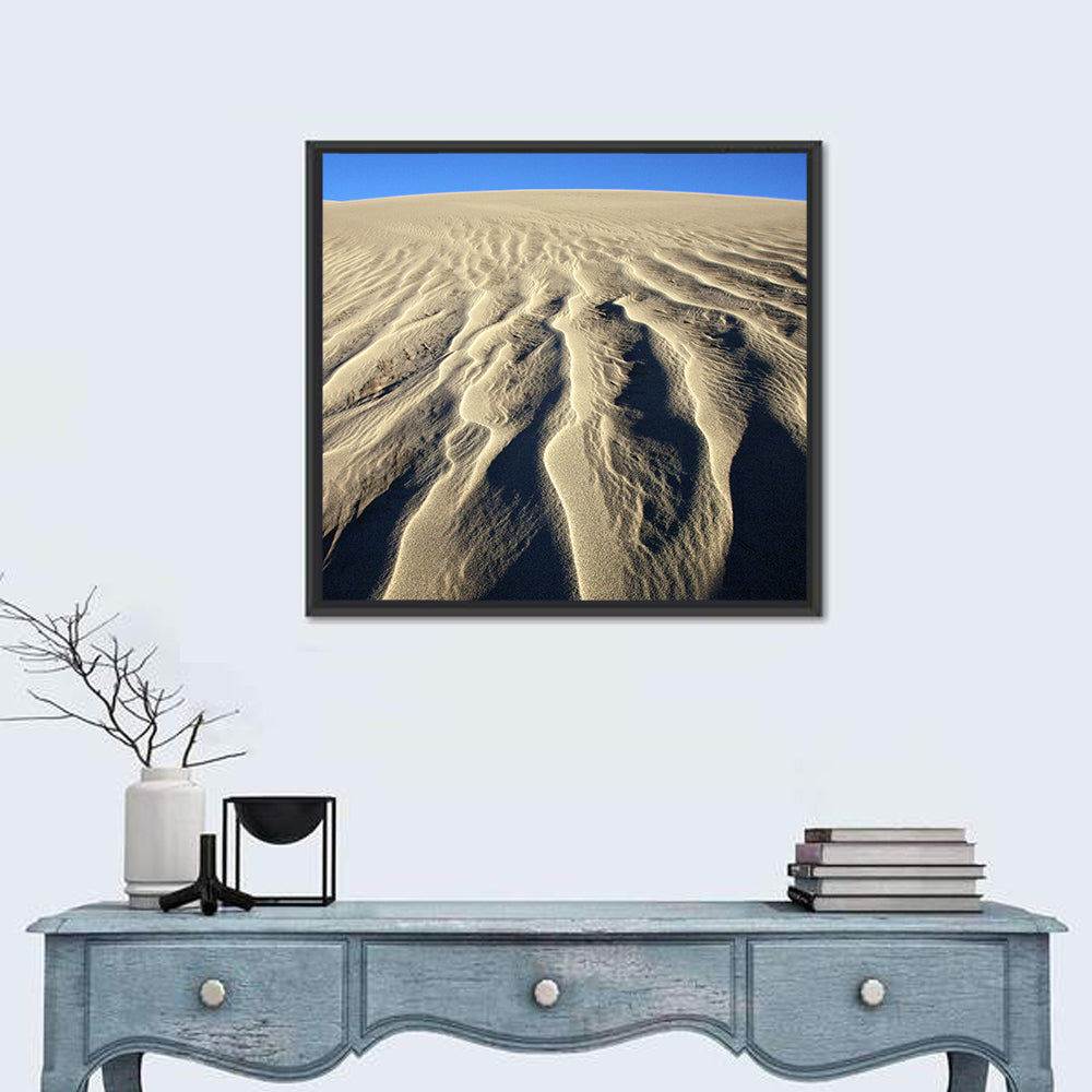 Endless Rippled Sand Dunes Wall Art