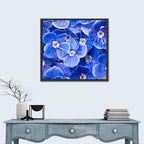Blue Wildflower Close-up Wall Art