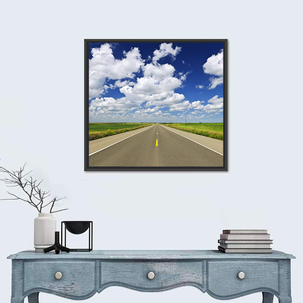 Saskatchewan Prairie Highway Wall Art
