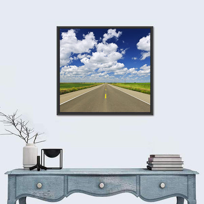 Saskatchewan Prairies Highway Wall Art