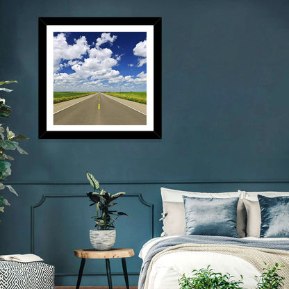 Saskatchewan Prairie Highway Wall Art
