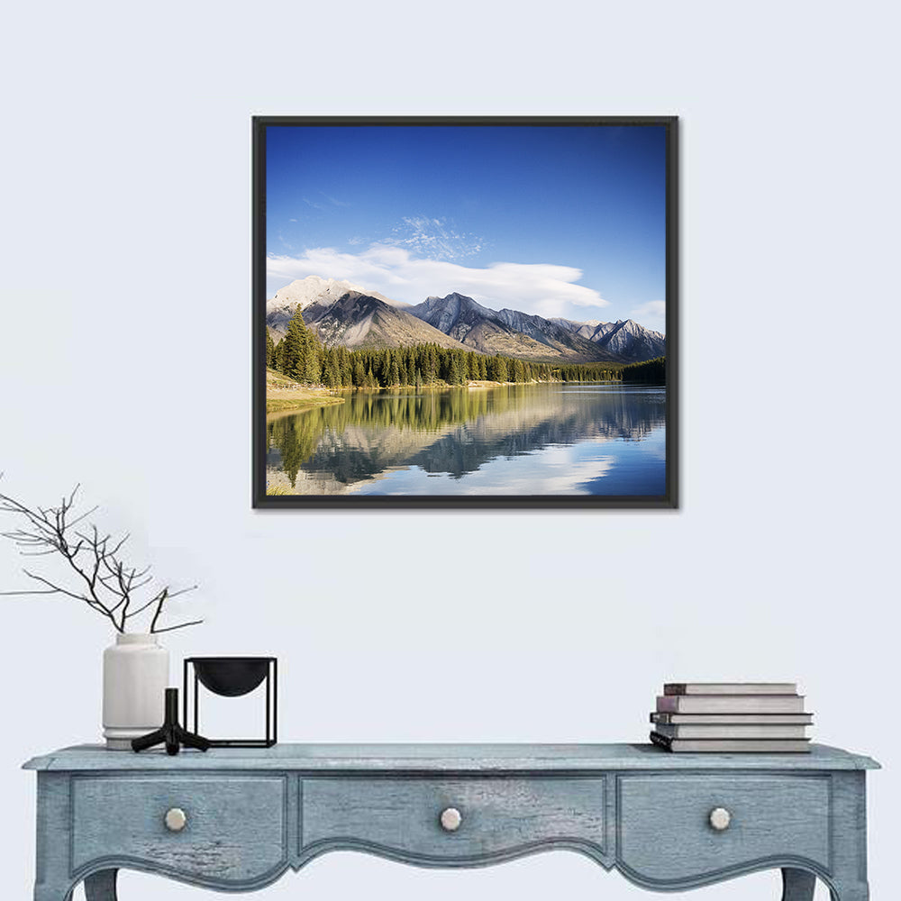 Minnewanka Lake Reflection Wall Art