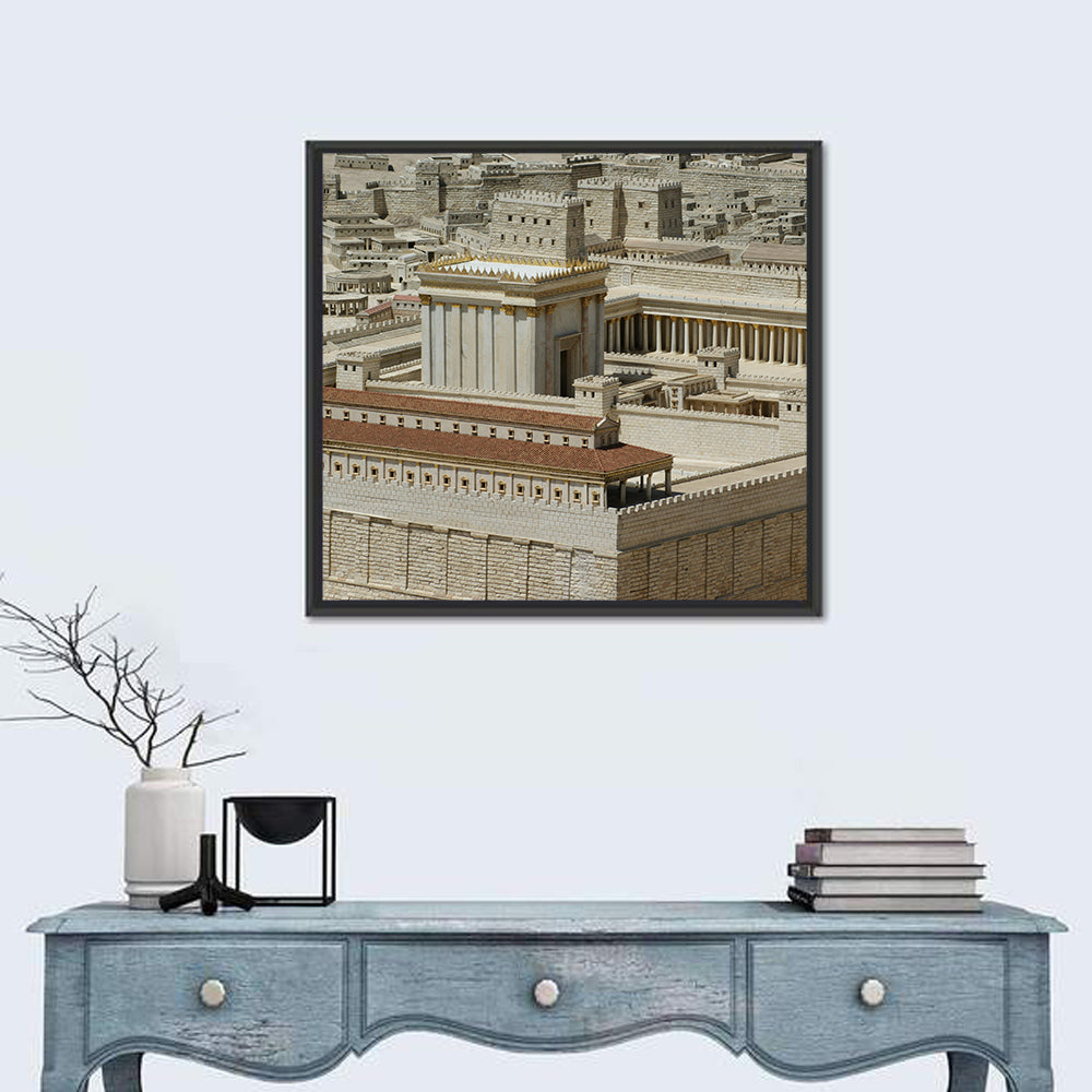 Holyland Model Second Temple Wall Art