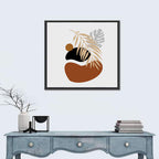 Tropical Stones Palm Leaf Wall Art