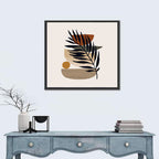 Balanced Palm Leaf Abstract Wall Art
