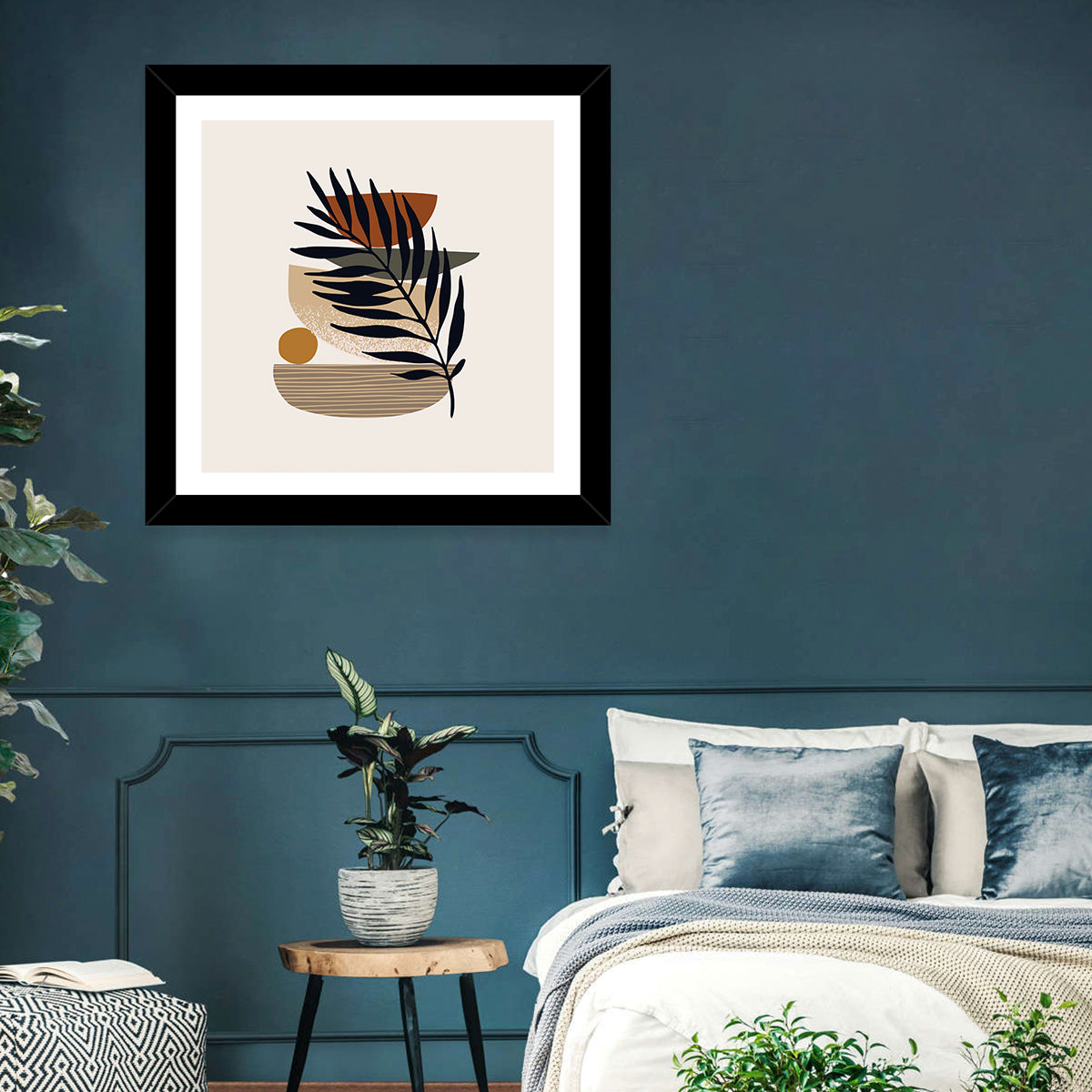 Balanced Palm Leaf Abstract Wall Art
