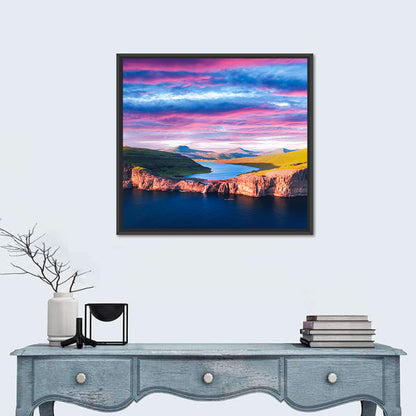 Sørvágsvatn Sunset Wall Art