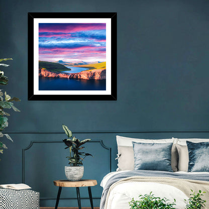 Sørvágsvatn Sunset Wall Art