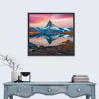 Matterhorn Reflection at Stellisee Wall Art